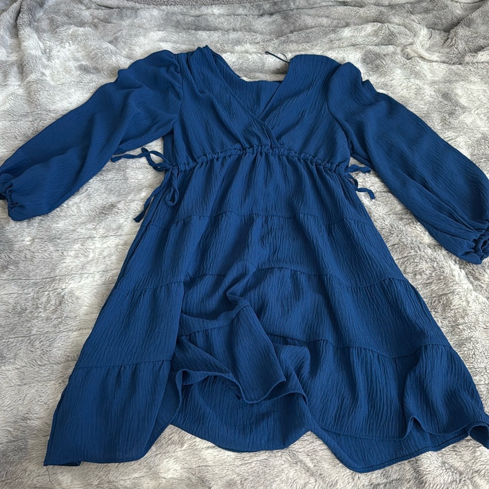 Navy Max Studio Mini Dress Size: S